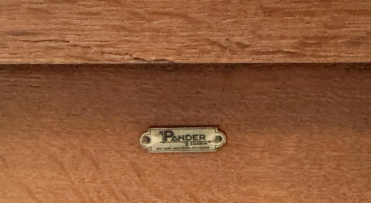 Hendrik Wouda Art Deco Modernist Single Bed for Pander, 1924